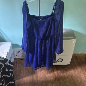 Blue formal dress